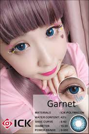ICK Garnet Blue Colored Lens
