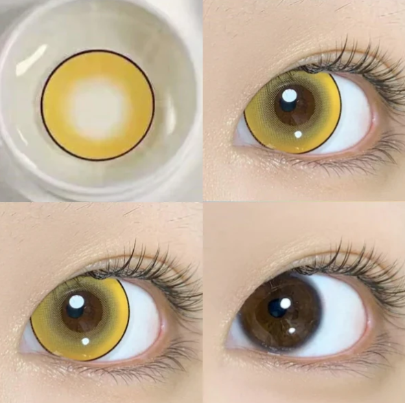 Kazzue Intense Pop Yellow Colored Lens