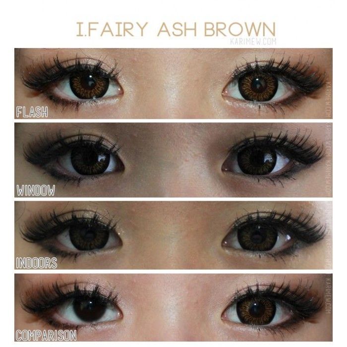 i.Fairy Ash Brown Colored Lens