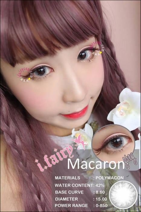 i.Fairy Macaron Gray Colored Lens