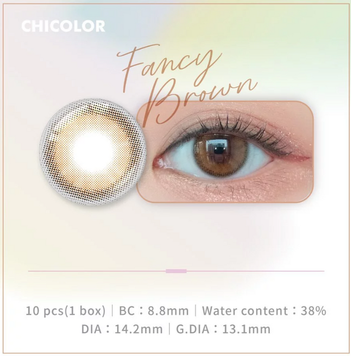 KARACON CHICOLOR Fancy Brown Daily Contact Lenses
