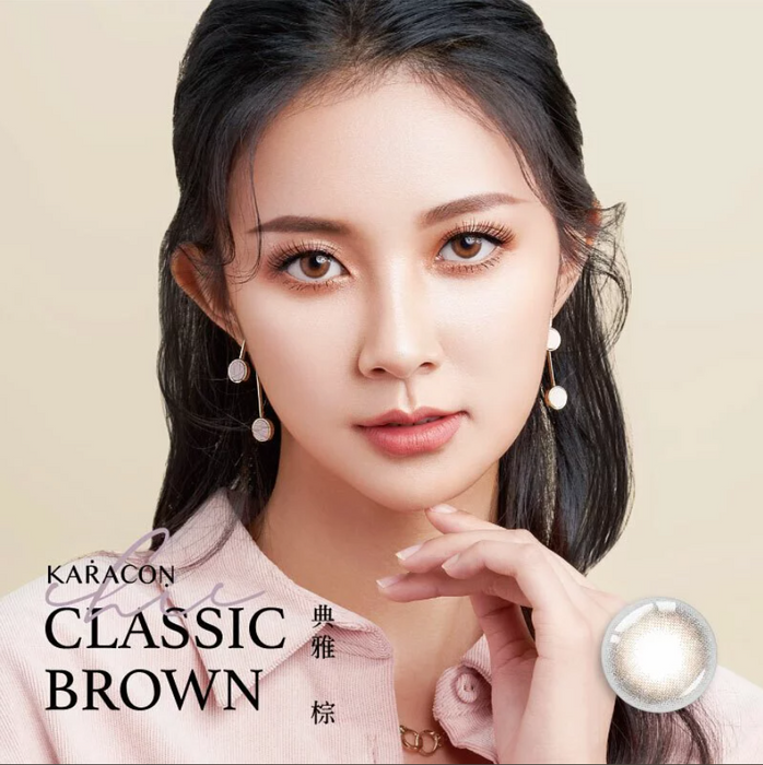 KARACON CHIC CHIC Classic Brown Daily Contact Lenses