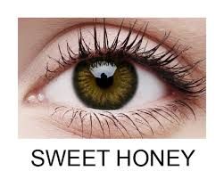 ColourVue Big Eyes Sweet Honey Colored Lens