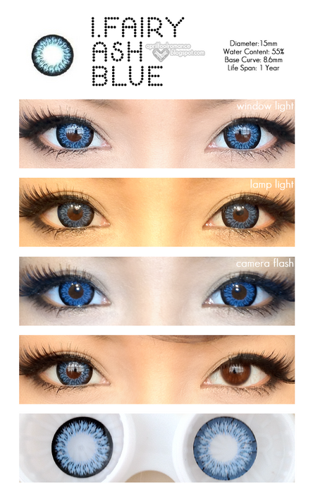 i.Fairy Ash Blue Colored Lens