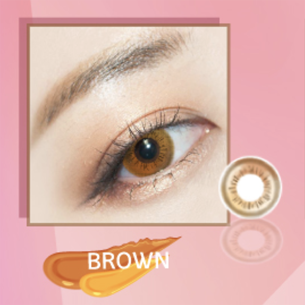 i.Fairy Gradation Brown Lens