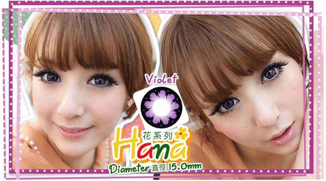 i.Fairy Hana Violet Colored Lens