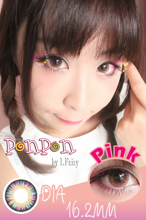 i.Fairy Pon Pon Pink Colored Lens
