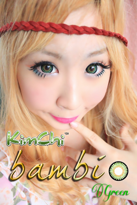 Kimchi Bambi Green Colored Lens