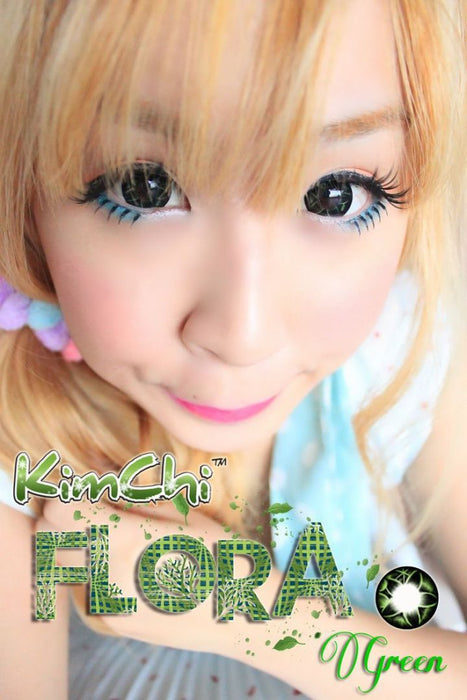 Kimchi Flora Green Colored Lens