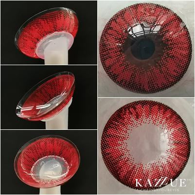 Kazzue Poppy Red Colored Lens